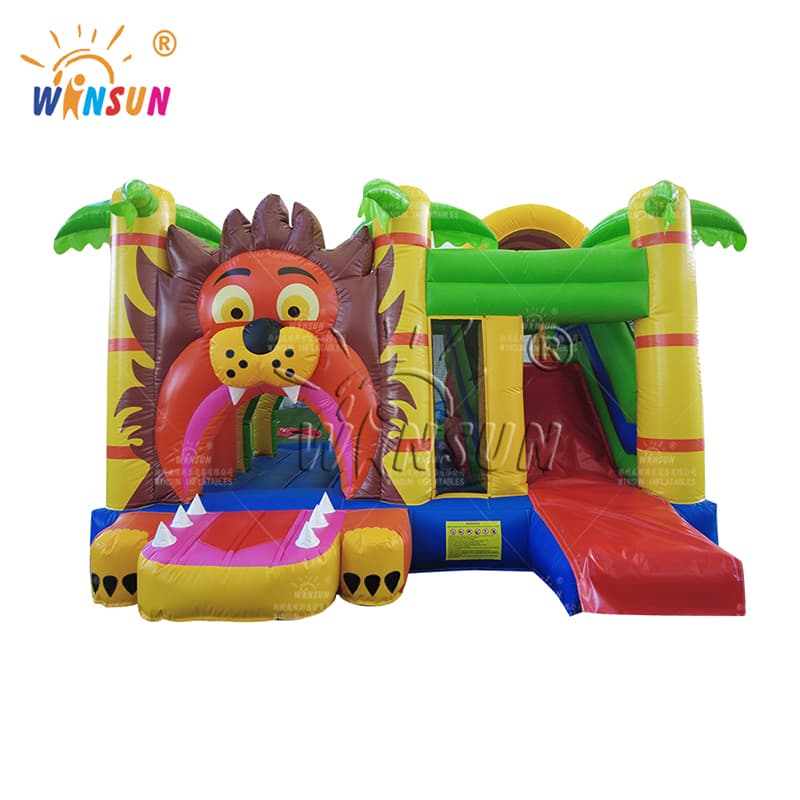 Jungle Lion Commercial Inflatable Combo
